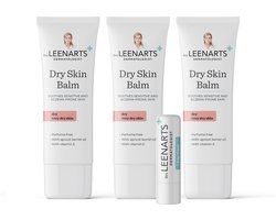 Vaseline Drs Leenarts Droge Huid Zalf – Tube – & Vitamine E – 3x 100 ml Zalf met 1 lipbalm