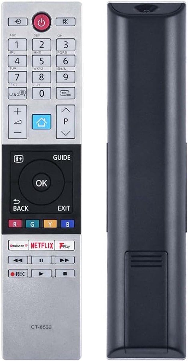 CT-8533 Replacement remote control suitable for Toshiba Compatible with CT-8035 CT-8040 CT-8533 CT-8543 CT-8528 - ShopVlot