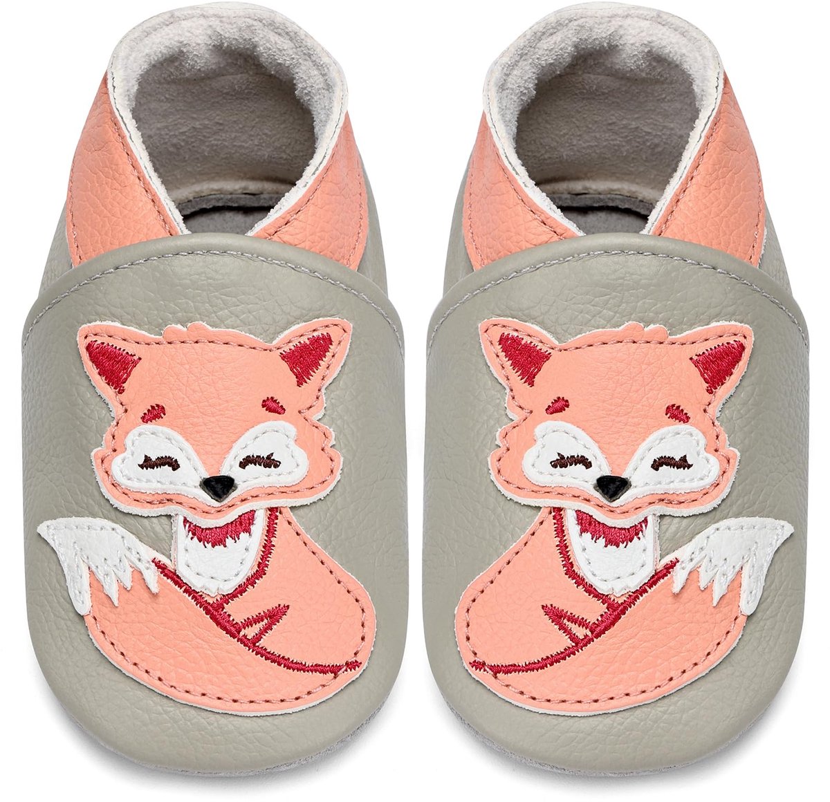 Kruipschoenen baby 0-6 maanden - zacht leer - antislip - ideaal voor binnenhuis gebruik - ShopVlot