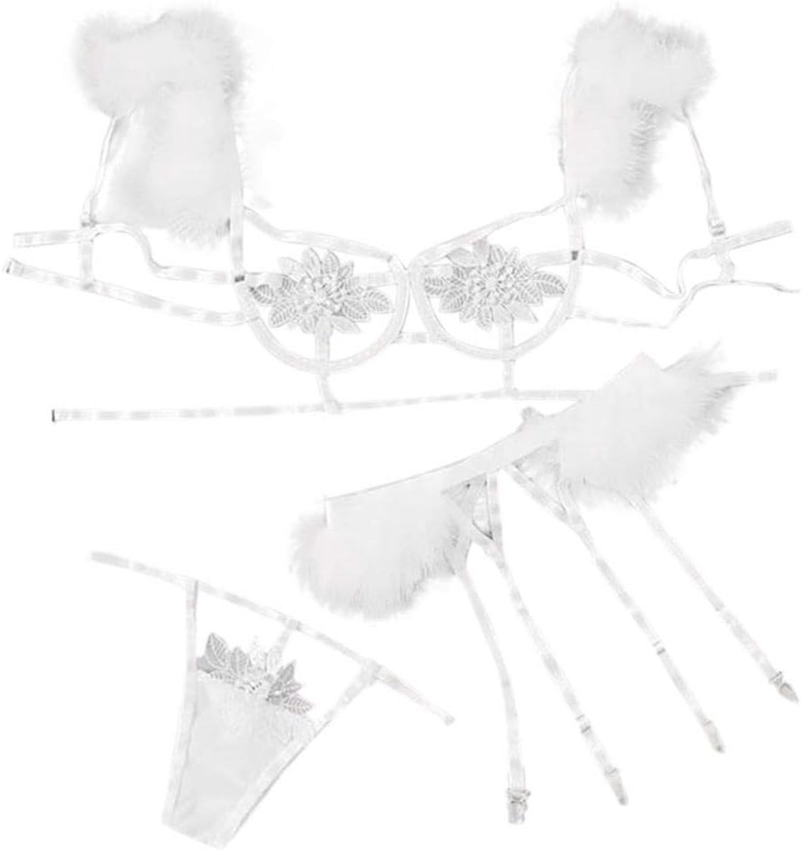 Bodystockings dames Vrouwen Erotische Lingerie Sexy Ondergoed Verleiding Open Bh String Kousenband Kostuum Sex Nachtkleding Perspectief