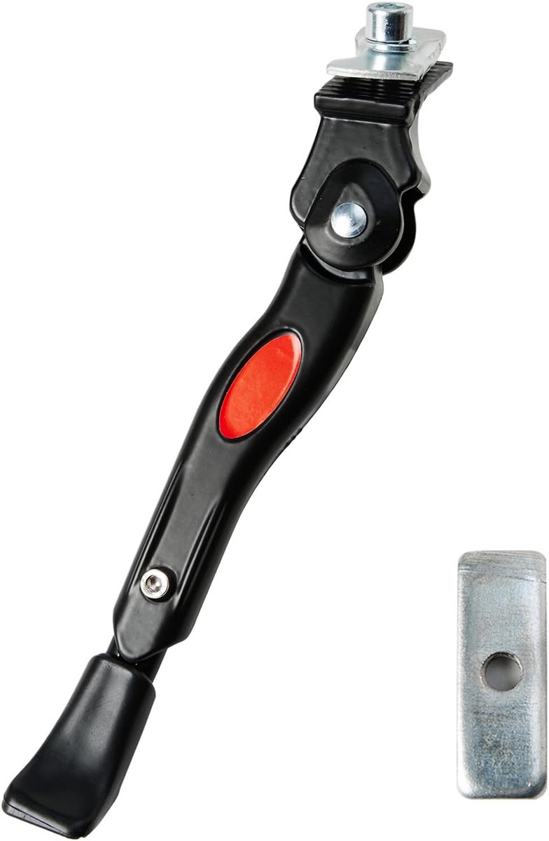 Fietsstandaard voor 16 inch, 20 inch, 24 inch, universele fietsstandaard, verstelbare zijstandaard, in hoogte verstelbare fietsstandaard, middenstandaard voor mountainbike, e-bike, racefiets standaard
