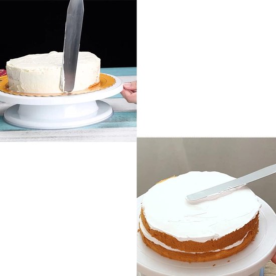 6 "Rvs Cake Spatel Icing Spatel Cake Scraper Bakken voor Koekjes — afbeelding 5