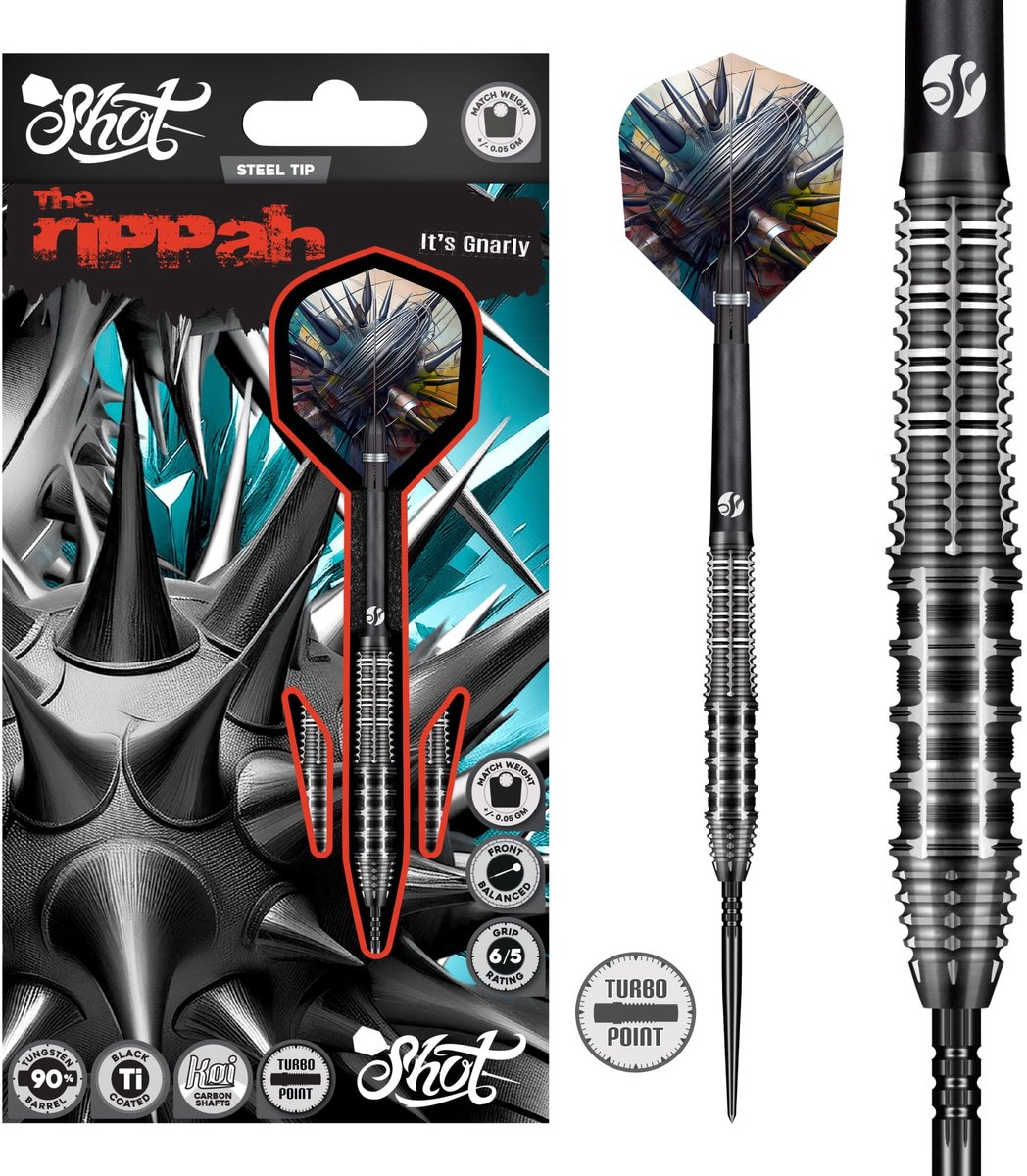 Shot Gnarly Rippah Turbo Point 90% - Dartpijlen