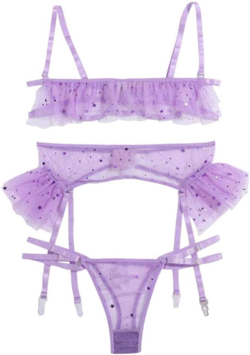 Babydolls, nachtjaponnen & negligés Erotische Lingerie Vrouwen Verleiding Ondergoed String Kousenband Kostuum Perspectief Kant Sexy Nachtkleding Porno