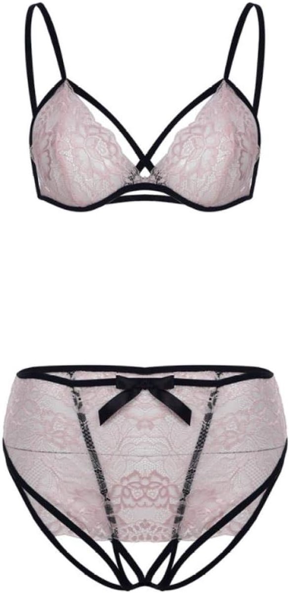 Lingerie Dameslingerie Sexy Lingerie Vrouwen Kostuums Kanten Beha Perspectief Slips Erotische Porno Verleiding Ondergoed Set