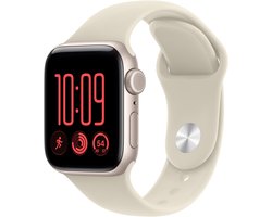 Apple Watch SE 3 - Wifi + 5G - 40mm - Starlight Aluminium Case with Starlight Sport Band - M/L