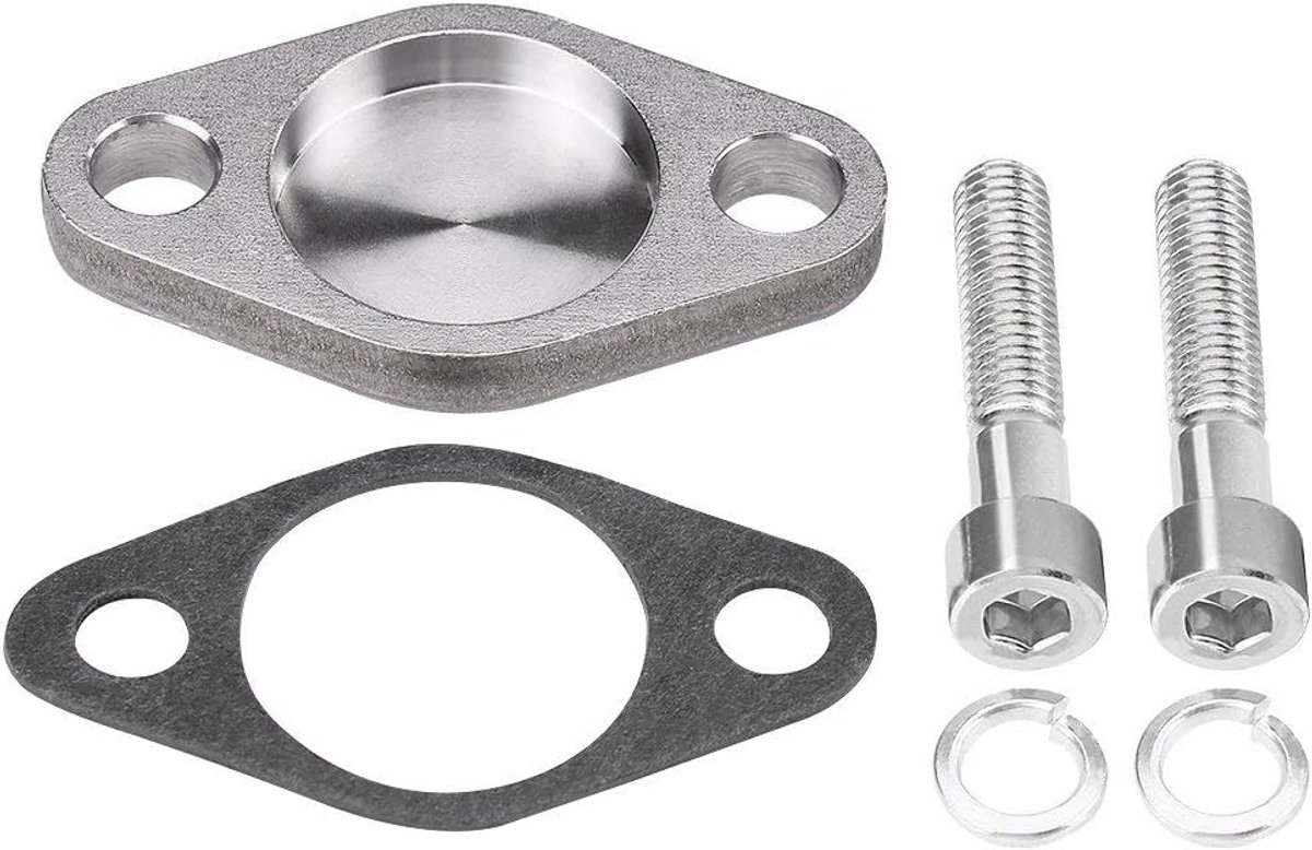 8mm EGR Valve Blanking Blok Platen Kit Vervanging met Pakking voor E53 E65 E66 E38 E39 E46 E90 SI-A0254 Ombouwen van remsystemen