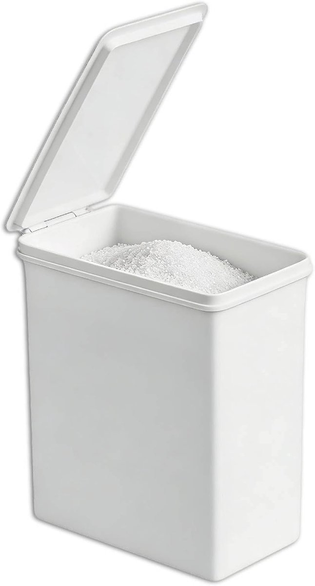 Opbergbox voor Wasmiddel, Plastic - Ruimtebesparend - Pod - Organisatie Houder - Dispenser - Accessoire met Deksel voor Badkamer Huis Wasruimte