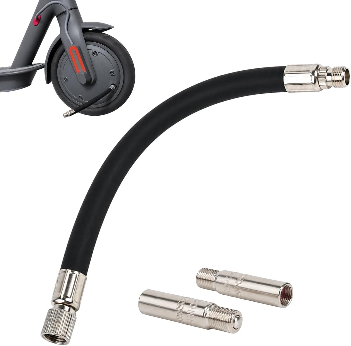 3 stuks ventielverlenging e-scooter, bandventieladapter