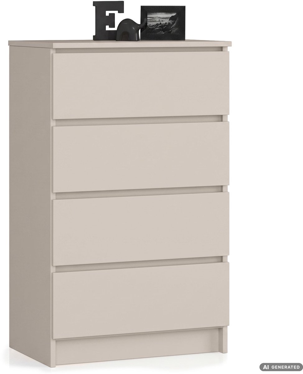 Akord Ladekast K60 / Kasjmier / 60 cm / 4 Lades / 60 x 40 x 99 cm
