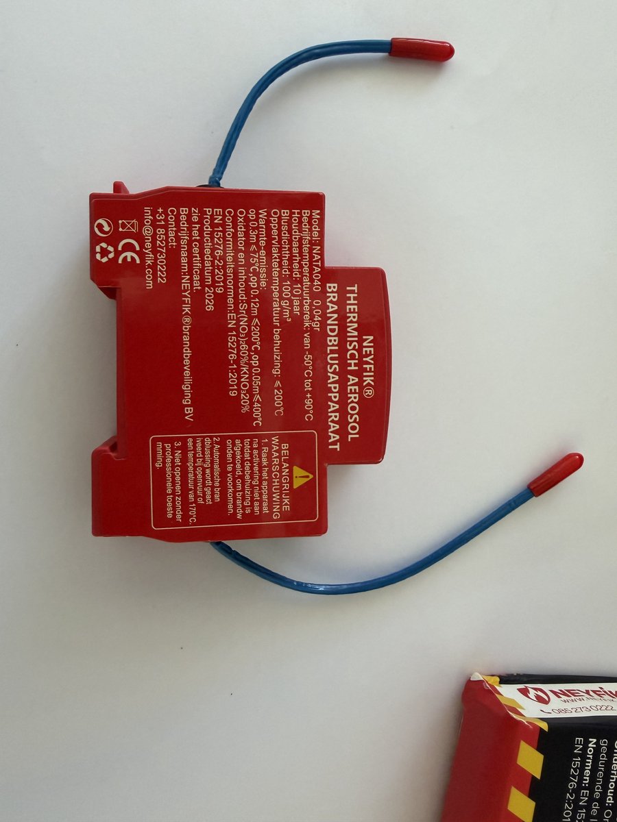 NEYFIK® NATA040 Automatische Meterkast Blusser 40 gram