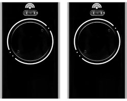 2-pack 868MHz garagedeurafstandsbedieningen – 2-kanaals handzender – Geschikt voor FAAC SLH 868MHz model (zwart)