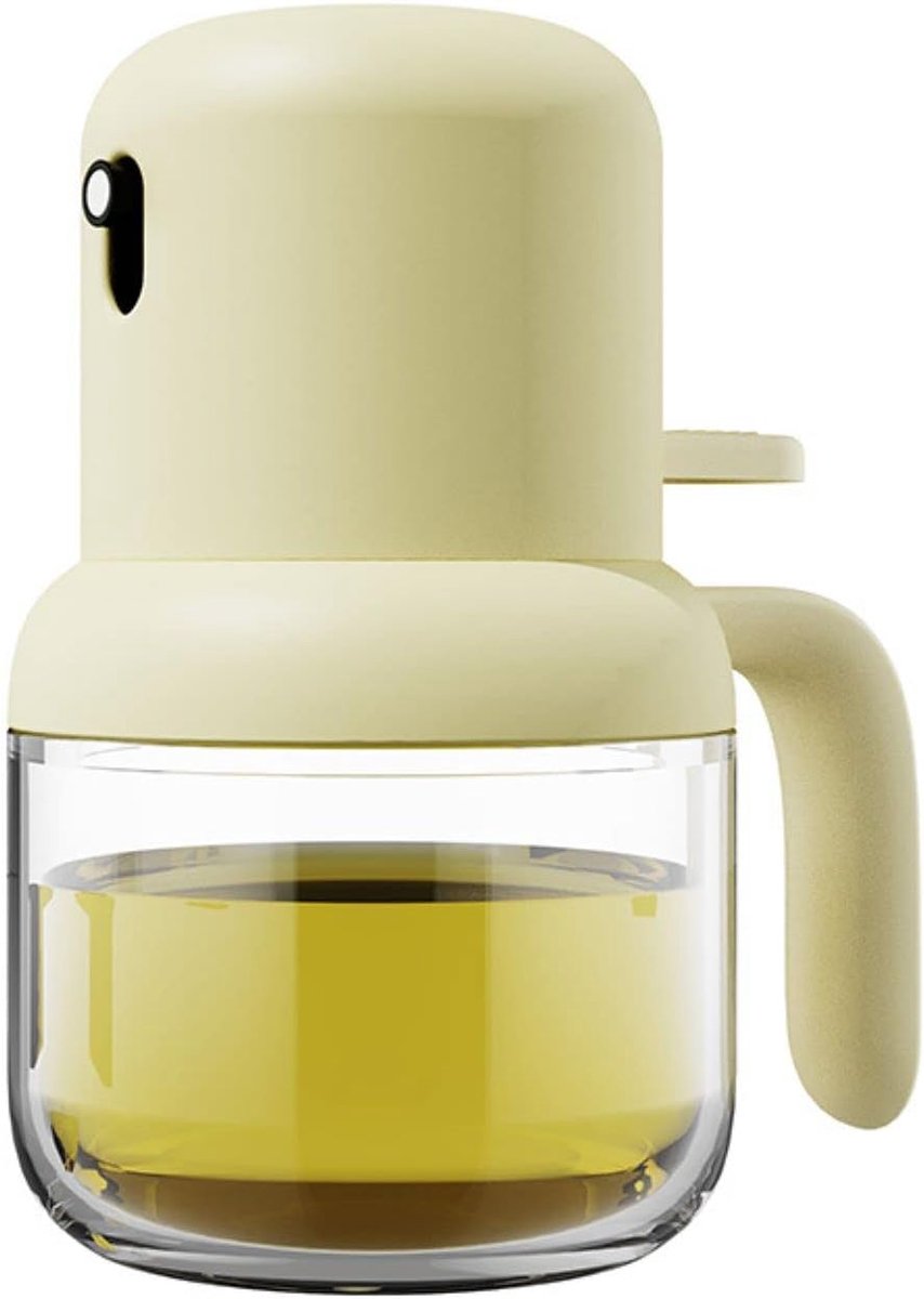 Keuken roestvrij staal olie spray. Olijf olie spuitfles. Salade, pizza koken spray. Voedsel spray fles.180ml olie spray fles. Keuken gereedschap (geel)