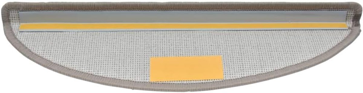Trapmatten ProStair 15 stuks Set in 65 x 24 x 4 cm (L x B x D) Trappen-tapijt, geluidsdempend, met dubbelzijdige plakbanden antislip, lichtbruin/taupe/koffiebruin