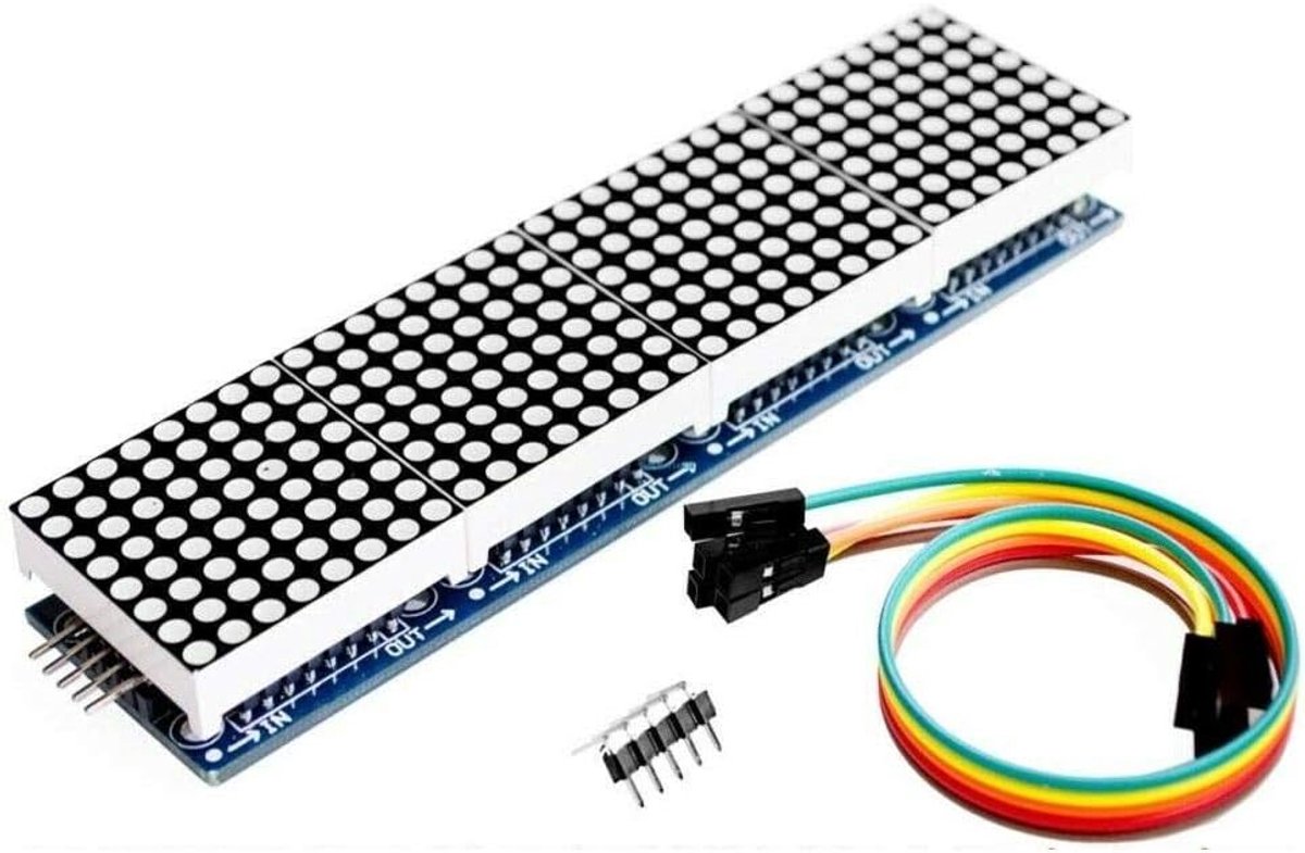 Dot Matrix Module Microcontroller 4 In Een Display 5P Lijn Rode Kleur