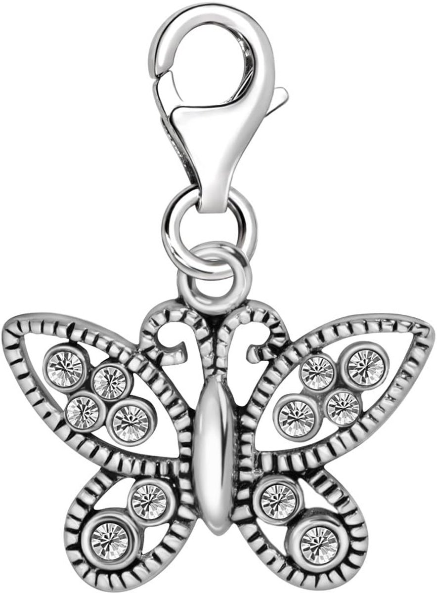 Verzilverd Dieren Thema Charm Bedel Hangers voor Armbanden en Accessoires