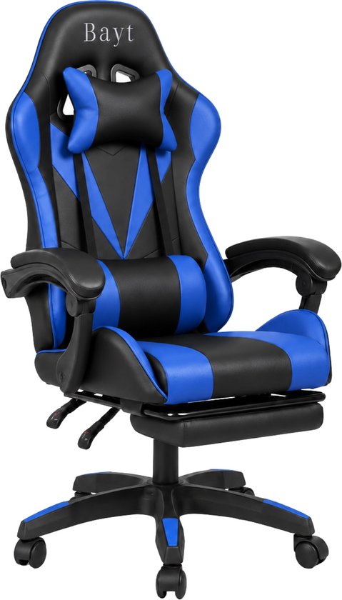 Dennepark Bayt Gamingstoel Zwart en Donkerblauw
