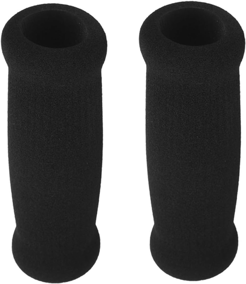 Set van 2 antislip handgrepen van schuimrubber voor wandelstokken – vervangende handgrepen voor wandelstokken – comfortabele hoes voor krukken – eenvoudige montage
