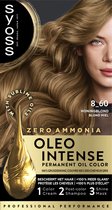 Syoss Oleo Intense 8-60 Haarverf - Honing Blond - Permanente Haarkleuring - Ammoniakvrij - Met Voedende Oliën - 100% Grijsdekking - Langdurige Kleur - 1 stuk