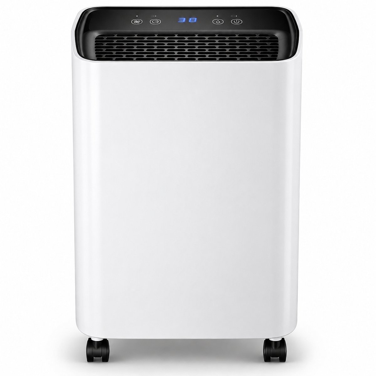 Luchtontvochtiger 12L/dag met Compressor, 2L Watertank, 3 Standen, Hygrostaat en 24-Uurs Timer