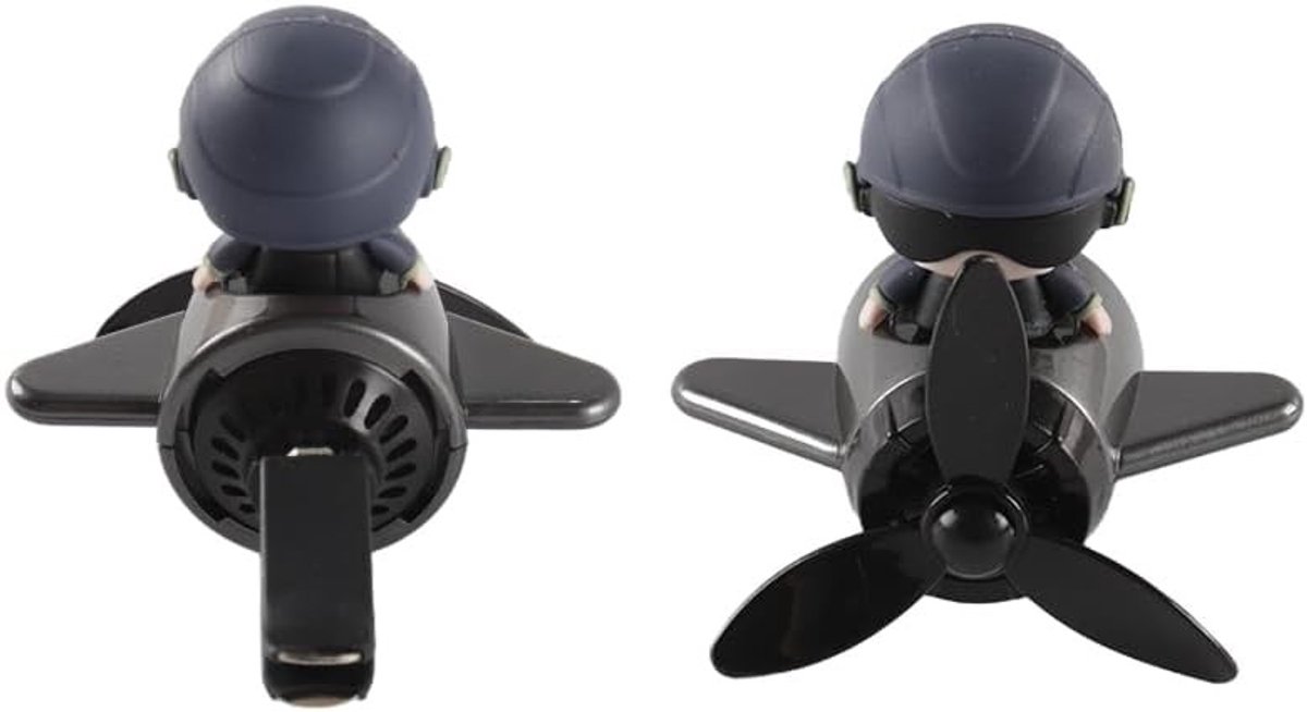 Gepersonaliseerde autoluchtverfrisser met clip voor piloten - Ventilatieclip met geurtablet en luchtvaartthema, perfect voor autoliefhebbers en cadeau's