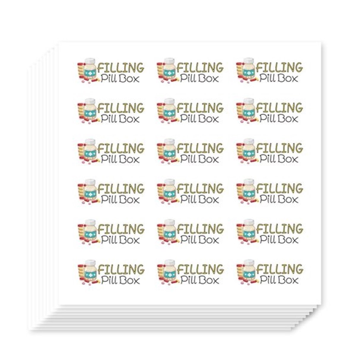 Dailygoods- Planner-Stickers 360 Stuks - Zelfklevende Stickers - Decoratieve