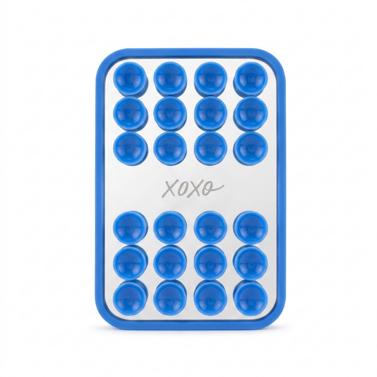 xoxo Wildhearts telefoonsticker - Stick On Me Mirror - Blue - Selfiesticker Tiktok - Zuignap telefoonhoes telefoon sticker - Sticky sticker - Spiegel - Mirror - Telefoonhouder - Vierkant - Blauw