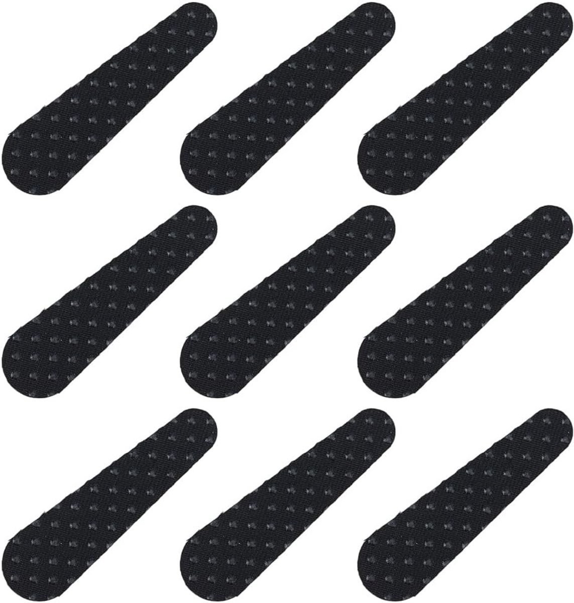 24 Stuks Antislip Schoudertas Grip Pads Zelfklevende Tas Houder Silicone Stickers voor Handtas en Schoudertas, Zwart 68 x 20.5 x 0.5 mm