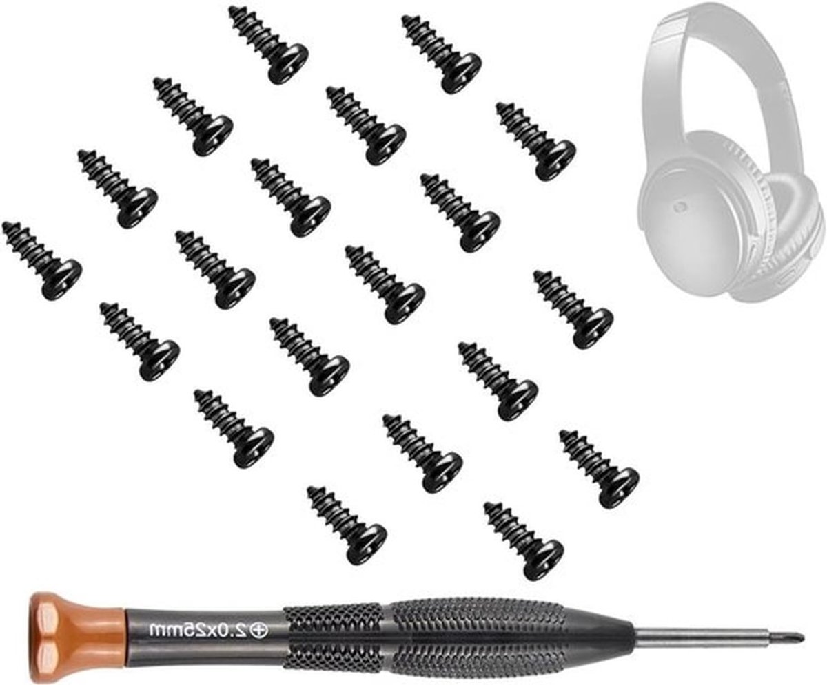 Vervangende Schroeven voor Hoofdband van Bose QuietComfort 35, QC35 II, QC45 en Meer - Eenvoudige DIY Installatie, Duurzaam en Betrouwbaar