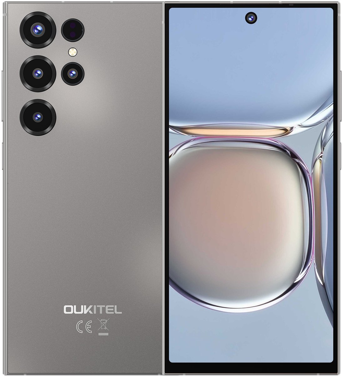 OUKITEL C67 Smartphone 24GB RAM-256GB ROM-6.73 inch 120HZ HD-64MP Camera-Android16-GPS-4G