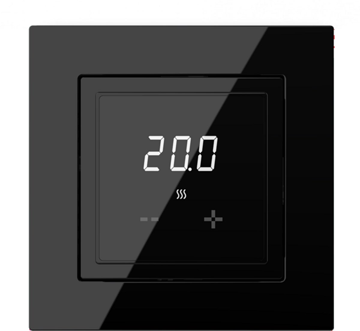 ET44 WiFi Klokthermostaat, RAL 9011 (Grafietzwart)
