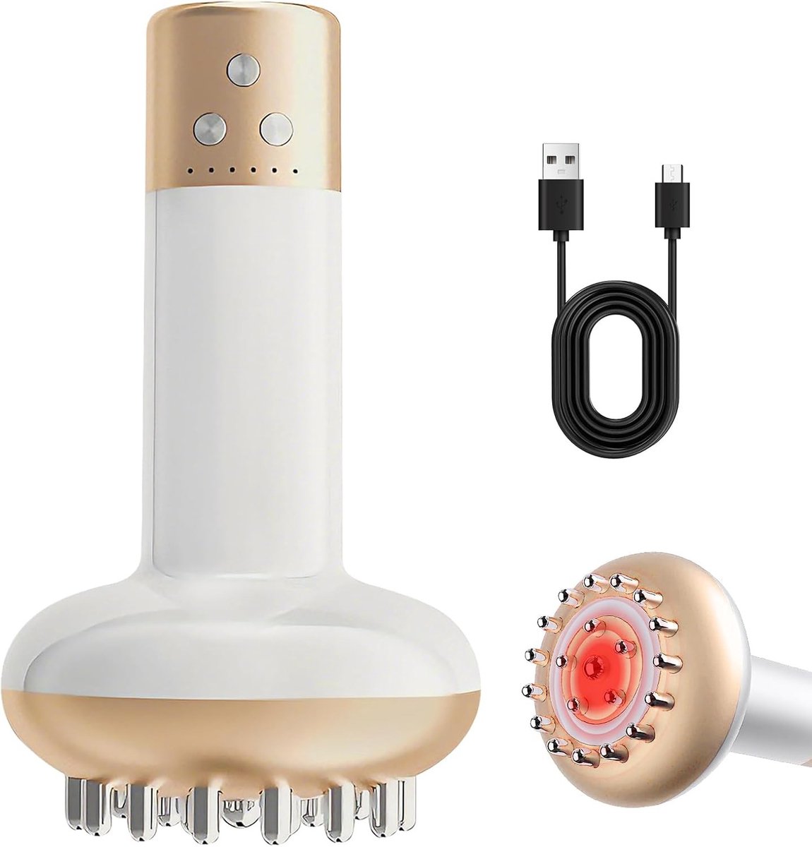Lymfedrainage apparaat voor cellulitis, microstroommassage en rode lichttherapie voor ontspanning van lichaam, benen, buik en nek