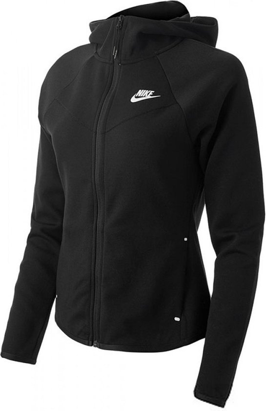 Nike - NSW Tech Fleece Hoodie Women - - L - Zwart |