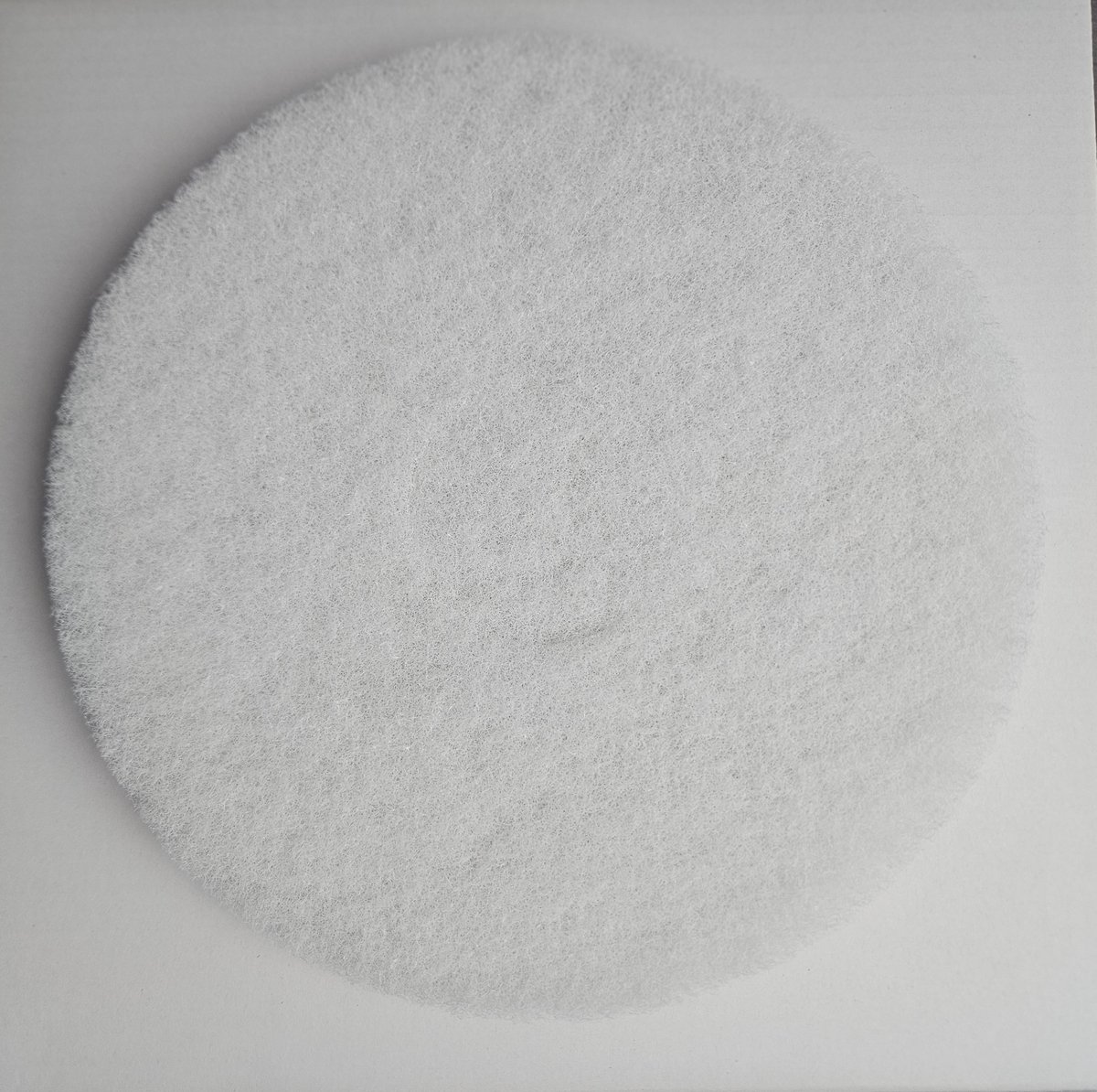 Vloerpad wit 33 cm - 13 inch - 1 stuk