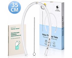 Twenty4seven® Zangslang Siliconen 35cm - Zang Rietje voor Stemtraining - Lax Vox Slang Alternatief - Bubbelen Stemmethode voor Zangers & Logopedie - Inclusief Handleiding