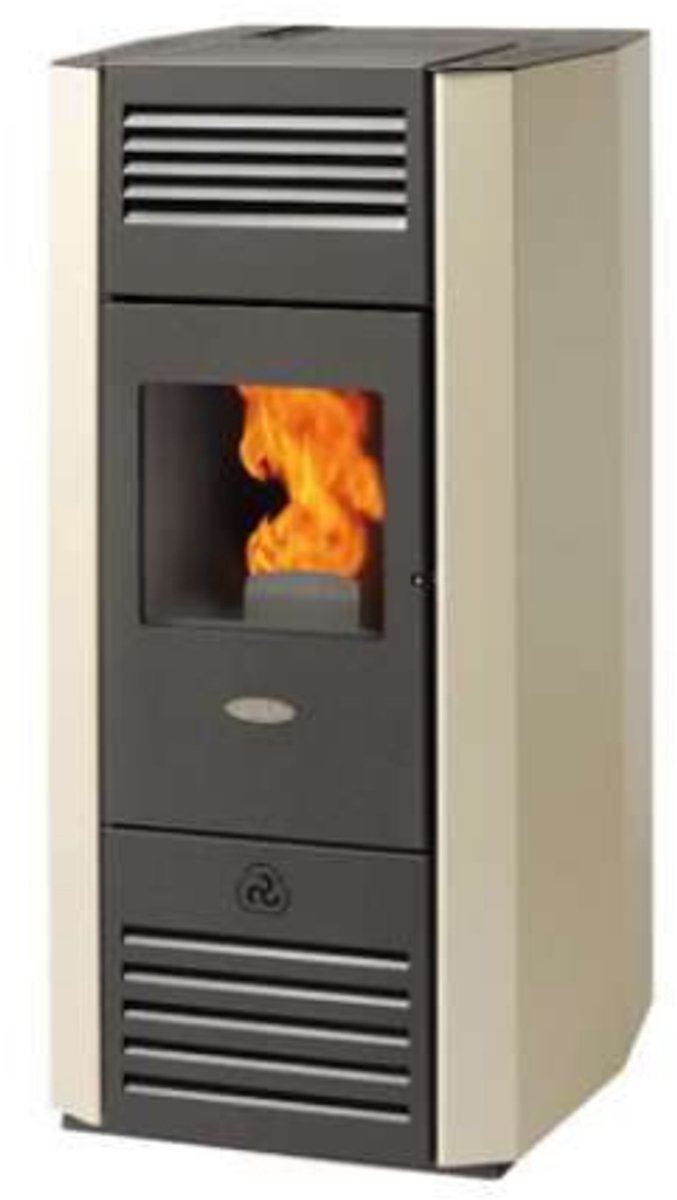 Fair Pelletkachel R14 met Dubbele Kanalisatie – 14,5 kW – Frontventilatie & 2 Onafhankelijke Kanalen – Tot 490 m³