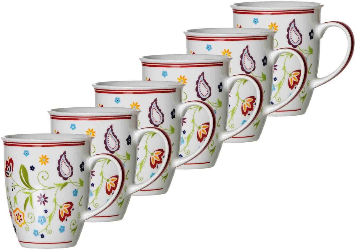 Kaffeebecher Shanti 320 ml Set van 6