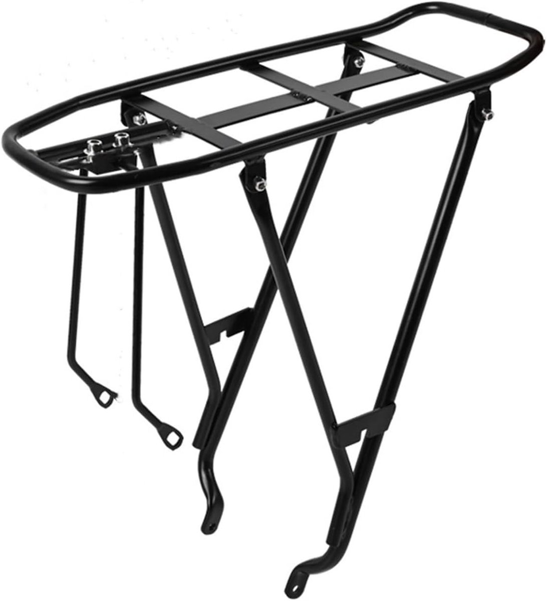 Fietsendrager trekhaak - Zwart - Geschikt voor 26-29 inch - Aluminiumlegering - Universele fietsbagagedrager voor schijfrem en niet-schijfrem