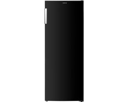 Inventum VR1430B No Frost kastmodel vriezer energiezuinig - 161 liter - 143 cm hoog - Supervriezen - Energielabel C - Geschikt voor garage tot -15°C - Vrijstaand - 5 lades/vakken - Zwart