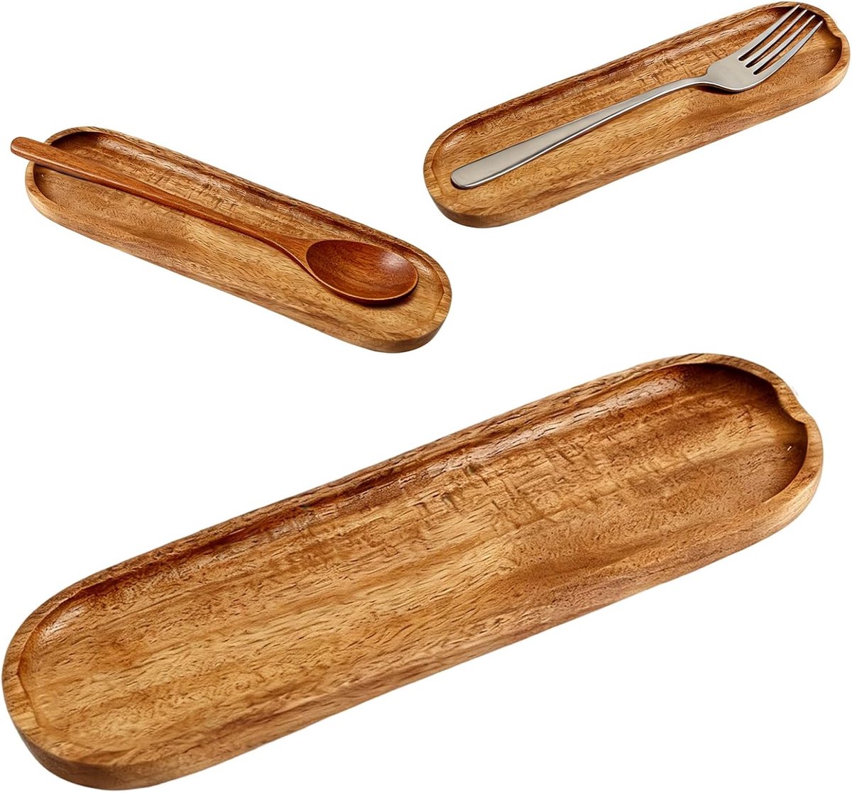 1 stuk keukenlepelhouder, keukenlepelhouder, houten lepelhouder met lepel, gladde lange houten keukenlepelhouder voor - ShopVlot