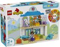 LEGO Duplo 10449 Voor het eerst naar de dokter speelset met 65-delig, figuren, dokterspraktijk en toebehoren, voor 2+ jaar.