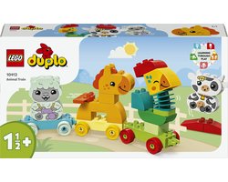 LEGO 10412 DUPLO Mijn eerste dierentrein Educatief Peuterspeelgoed op Wielen