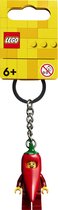 LEGO Sleutelhanger - Meisje in chilipeperpak