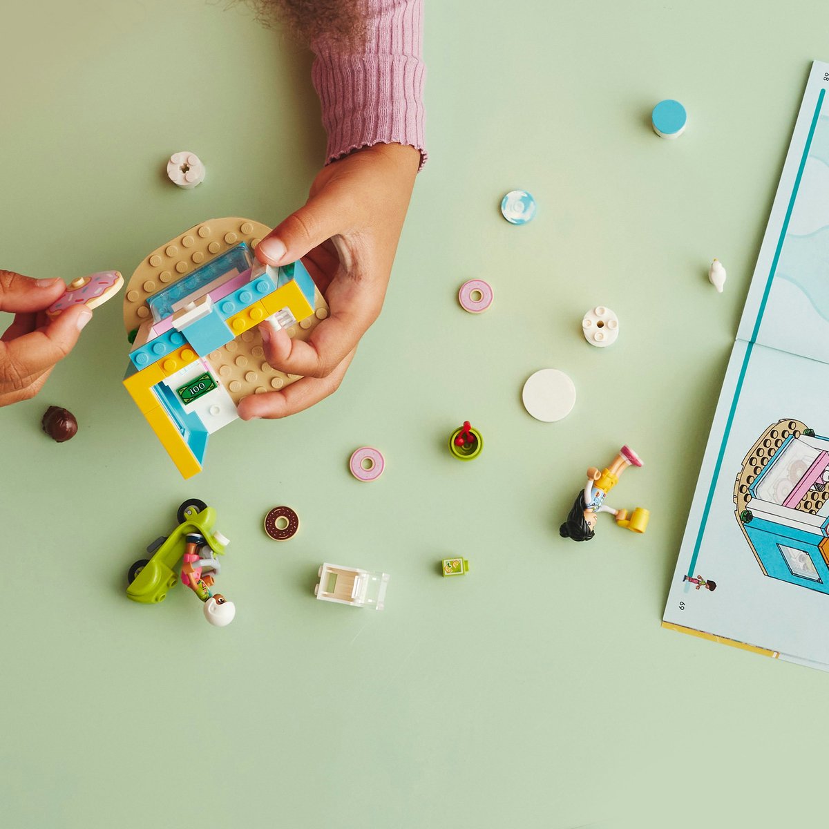LEGO 41723 Friends Donutwinkel Speelset voor Kinderen vanaf 4 Jaar met Minipoppetjes — cadeau in Spellen & Speelgoed - foto 3