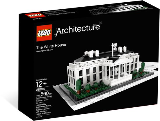 LEGO Architecture White House, Bouwpakket, 12 jaar, 561 stuk(s)