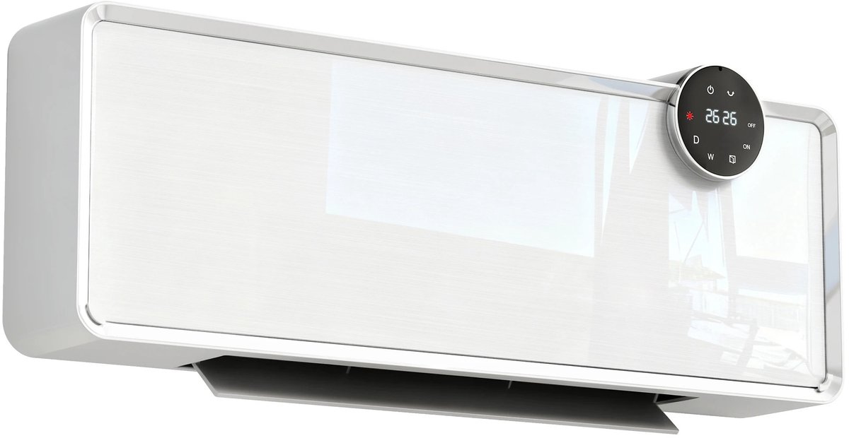 Archi Keramische Wandverwarming – Verwarming - 1000/2000W – Thermostaat – Weekprogramma & Timer – Afstandsbediening – Wit