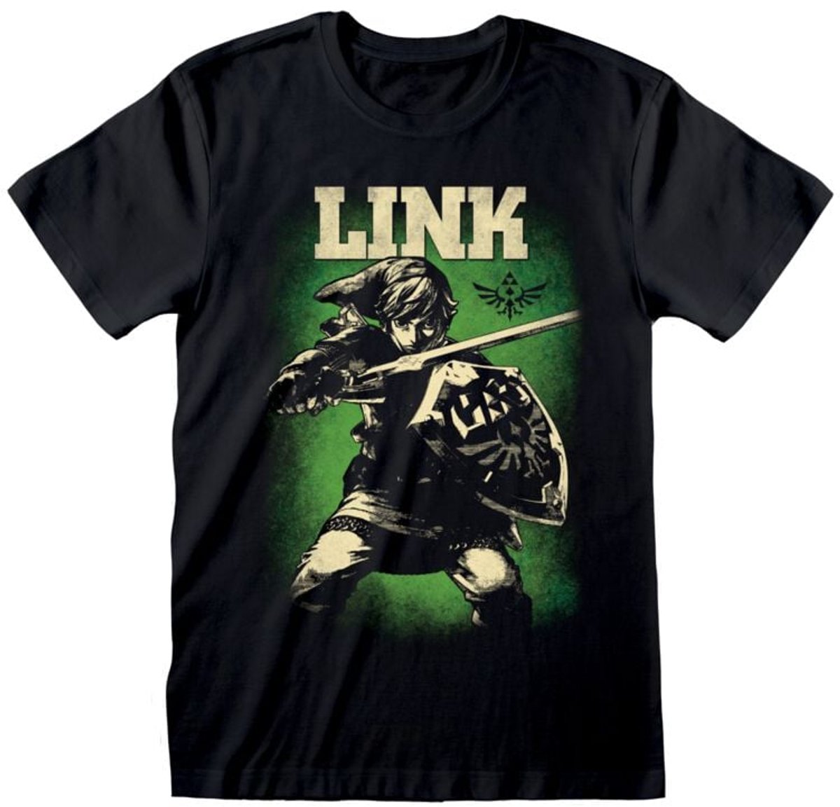 The Legend Of Zelda Hero Of Hyrule Unisex T-shirt - zwart - M