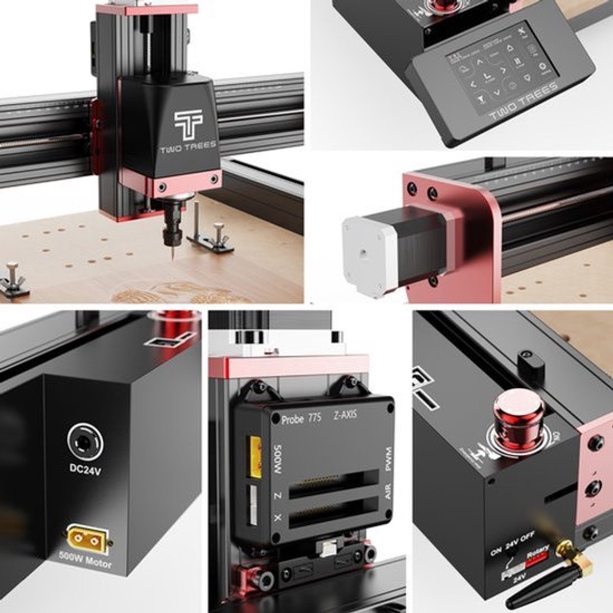 Laser Graveermachine Standard - 20W Vermogen - 78x76x23 cm Afmeting - Tafelbladbevestiging - Houtbewerking Tool