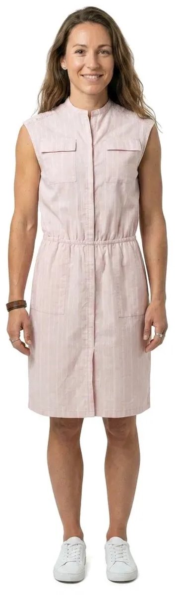 Craghoppers Nosibotanical Nicolet Mouwloze Jurk Roze 18 Vrouw