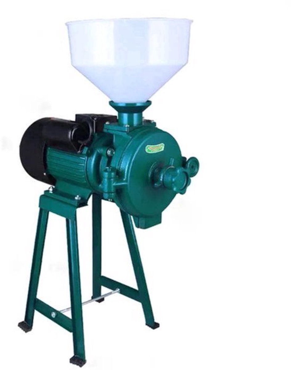 Elektrische Graanmolen – Graanmaler – Maalmachine – Voermolen – Maismolen – 2200W Motor – 1400 Toeren Per Minuut